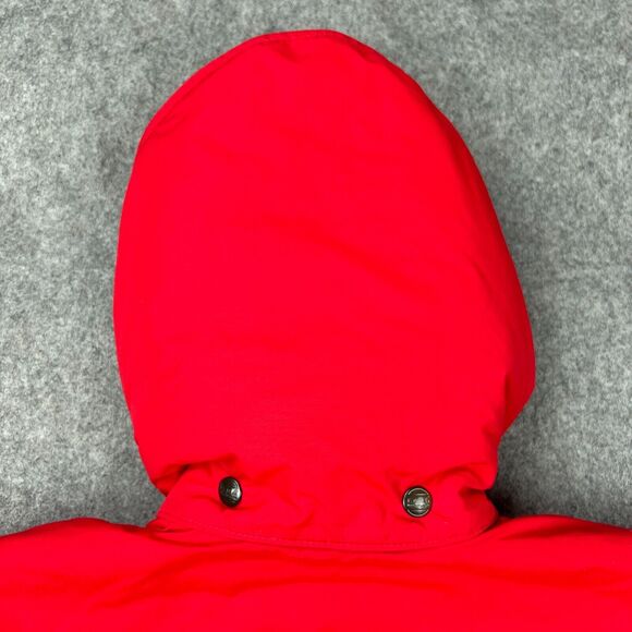 VTG LL‎ Bean Penobscot Parka Jacket Womens Small Red Outerwear Ski Winter USA - Picture 13 of 16